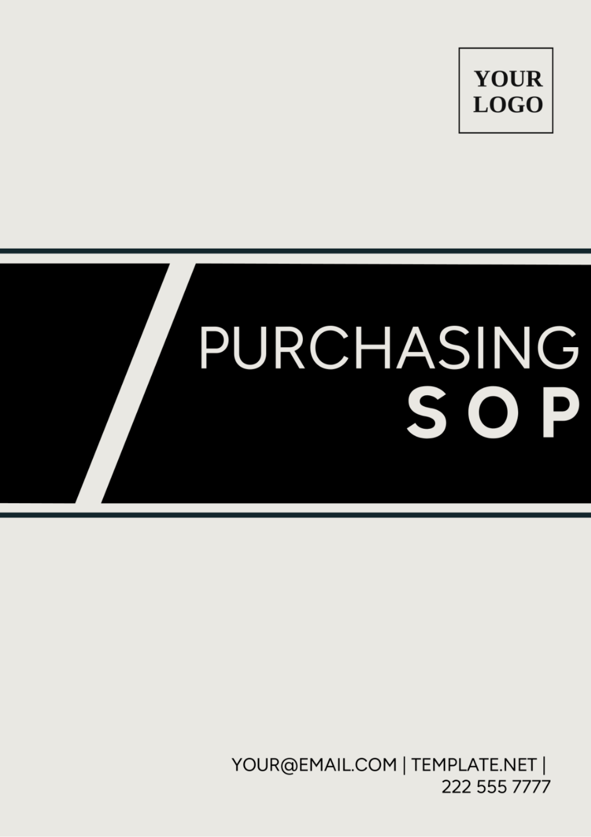 Purchasing SOP Template