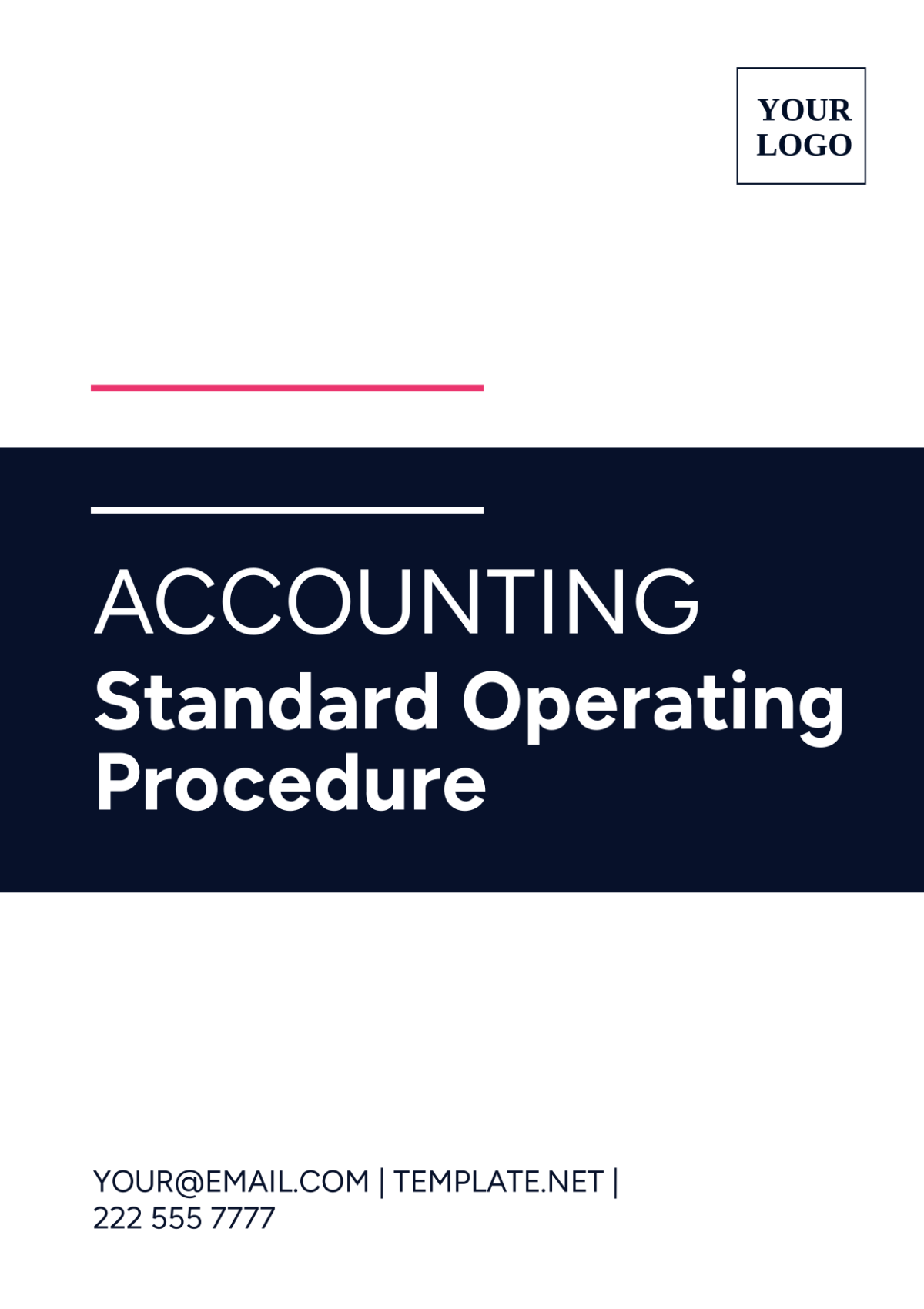 Accounting SOP Template
