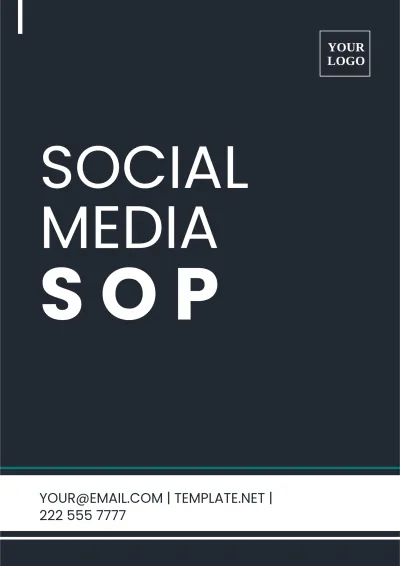Free Social Media SOP Template to Edit Online