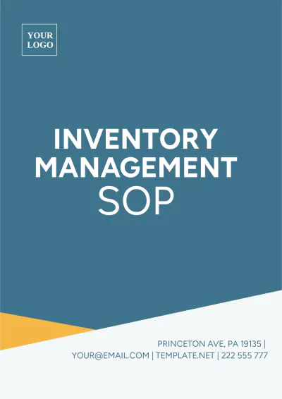Free Inventory Management SOP Template to Edit Online
