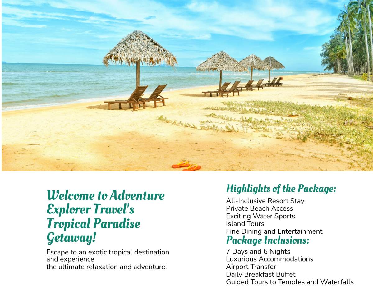 Free Half Fold Brochure Template to Edit Online