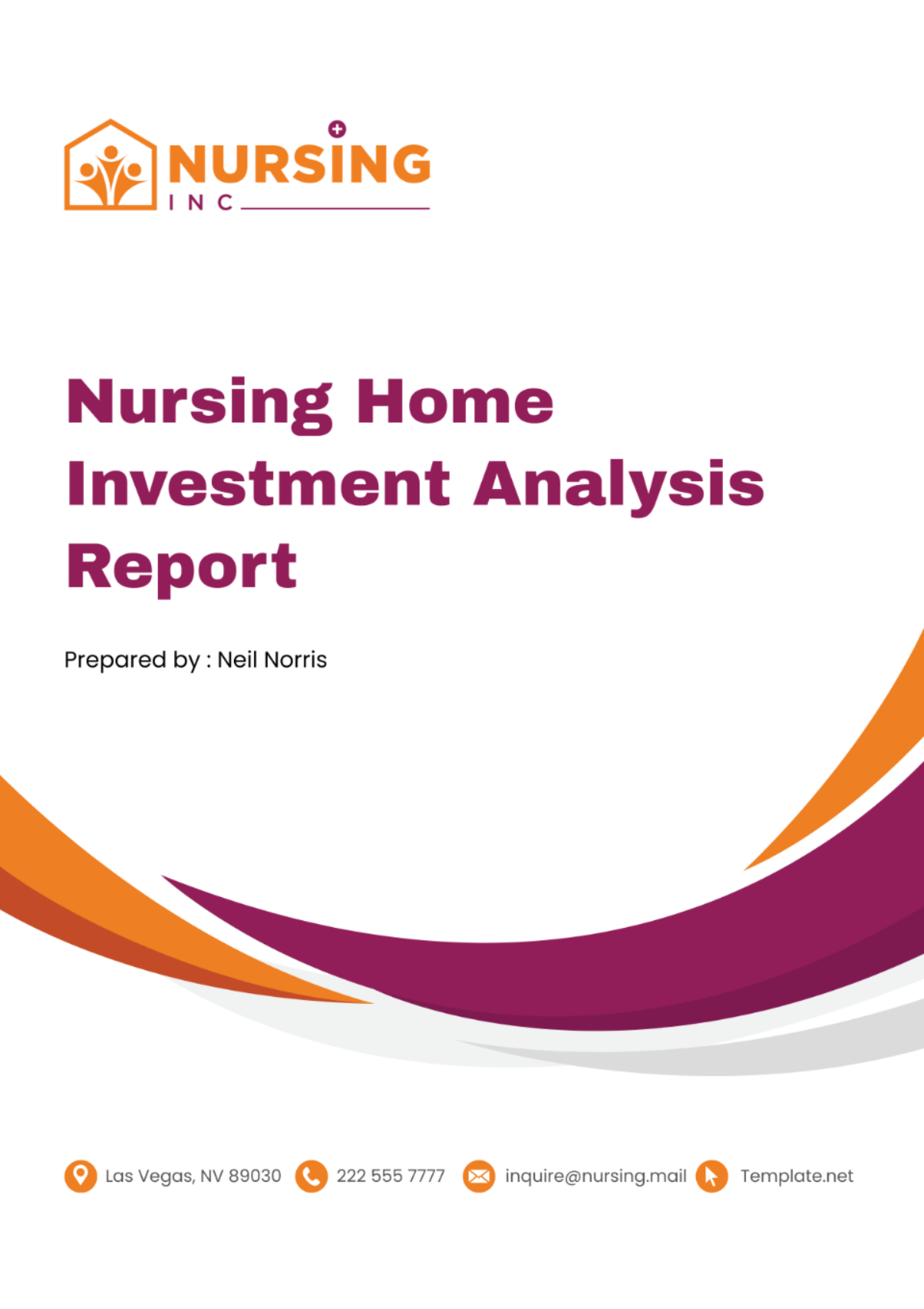 Free Nursing Home Investment Analysis Report Template
