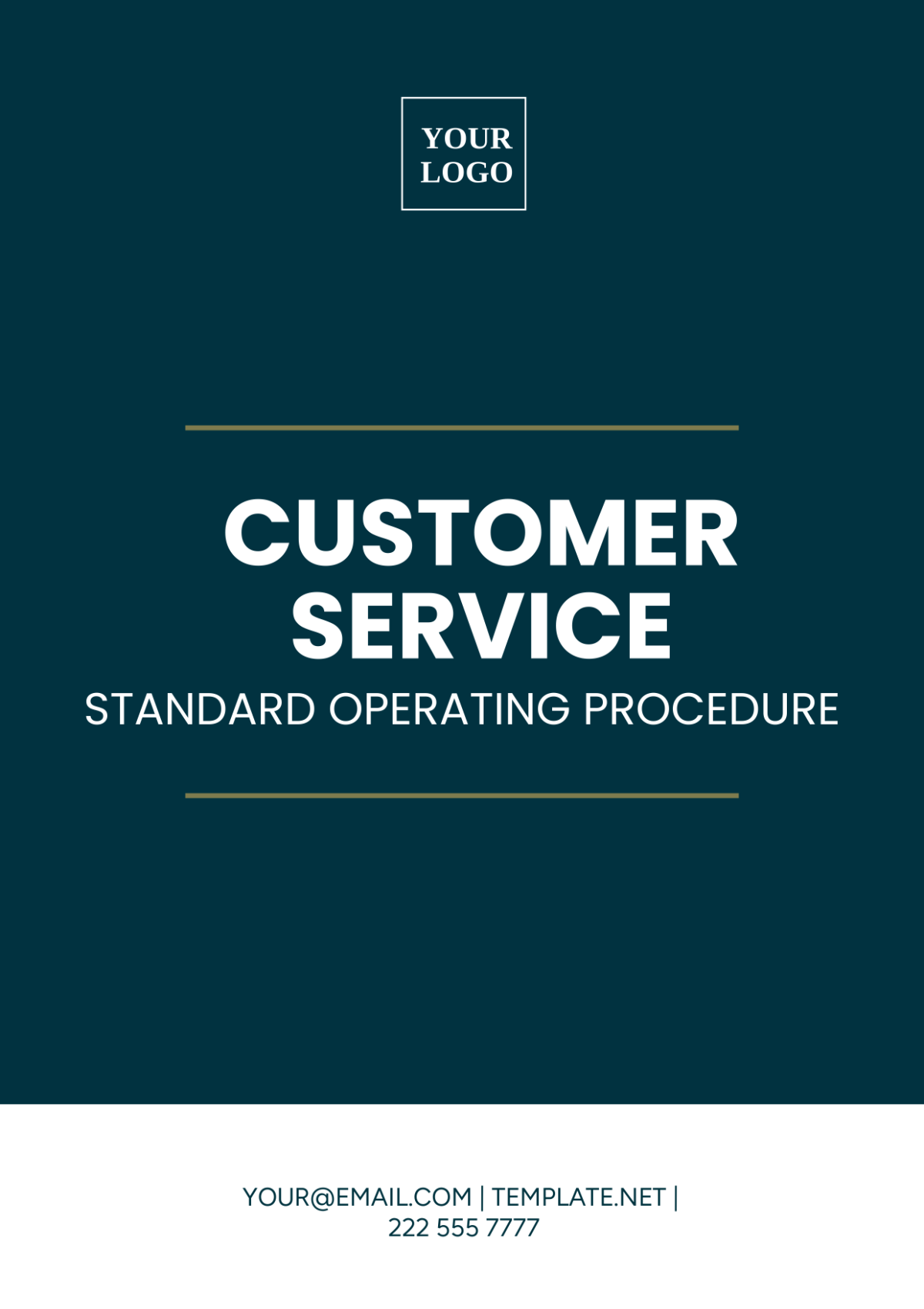 Customer Service SOP Template