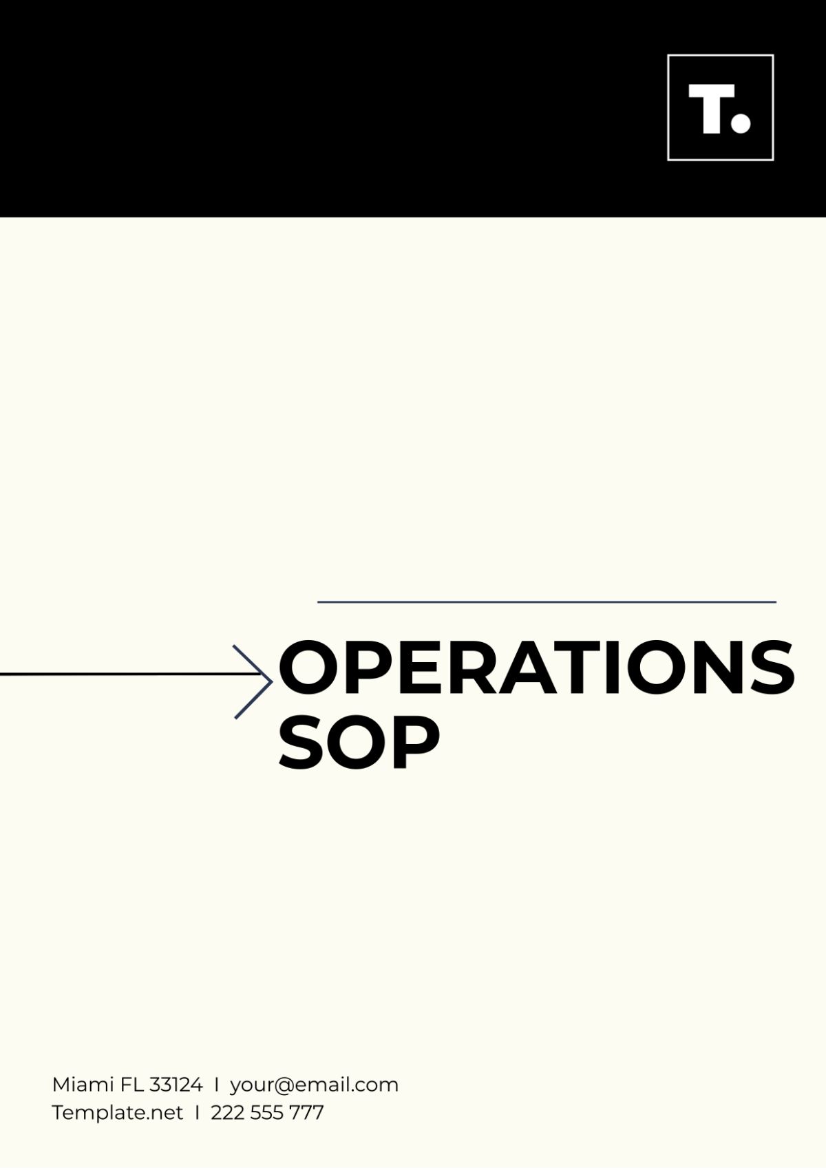 Operations SOP Template