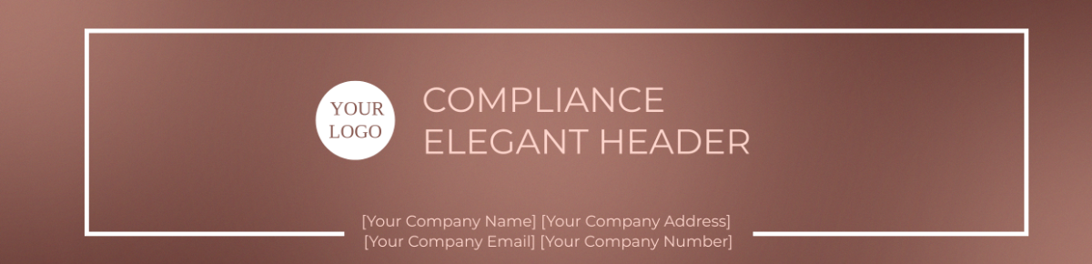 Compliance Elegant Header