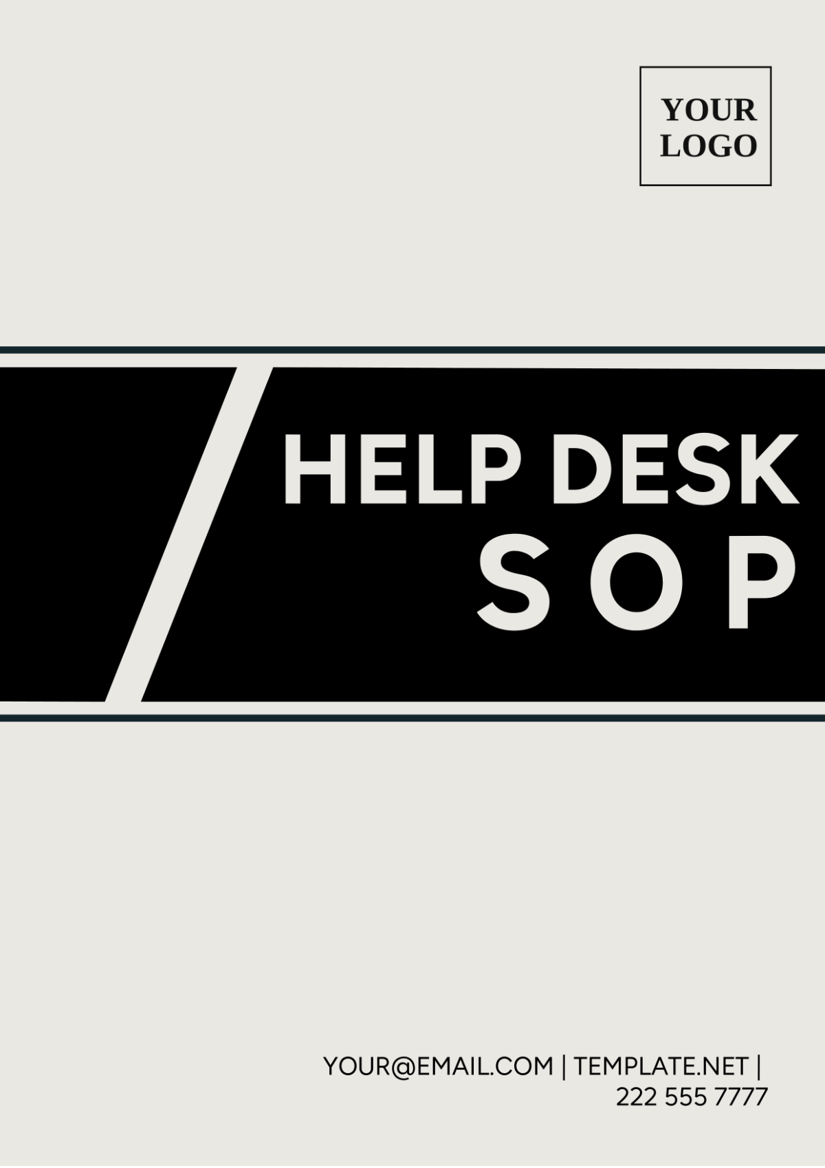 Help Desk SOP Template