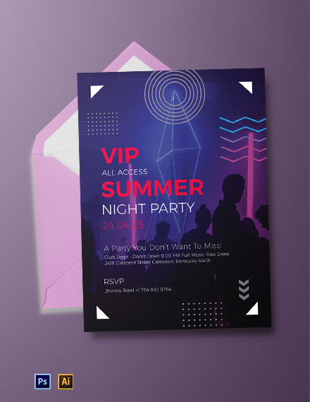 FREE Vip Invitation Template - Download in Word, Google Docs ...