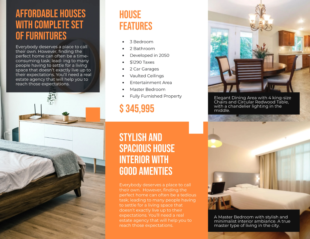 Free Sales Brochure Template to Edit Online