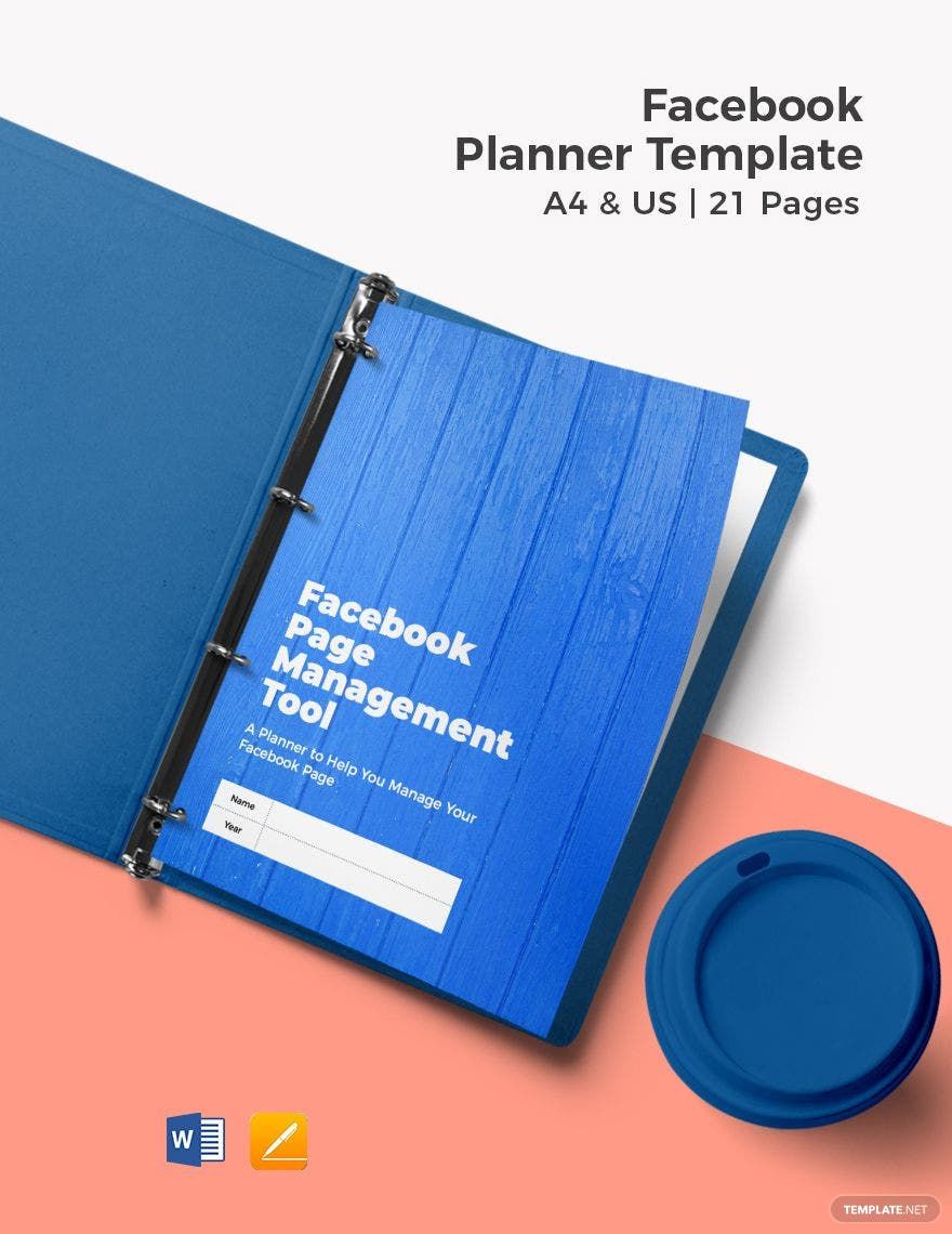 Facebook Planner Template