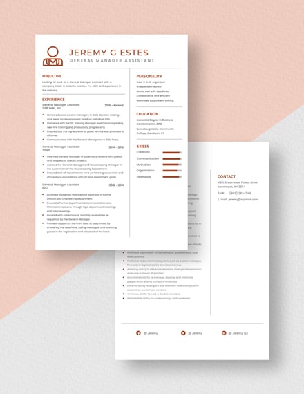 General Manager Resume Word Template : Hotel gm resume - A microsoft word resume template is a tool which is 100% free to download and edit.