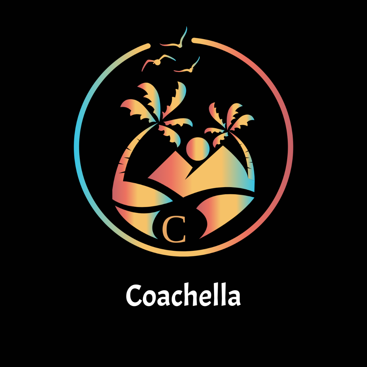 Free Coachella Valley logo Template