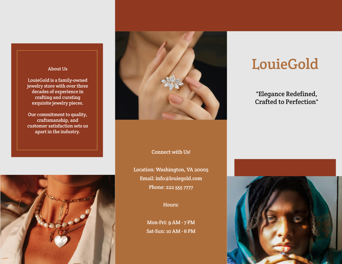 Jewelry Brochure Template - Edit Online & Download