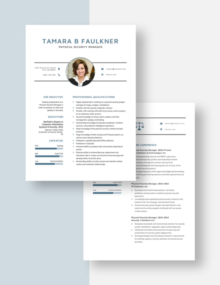 free-physical-security-manager-resume-template-word-apple-pages