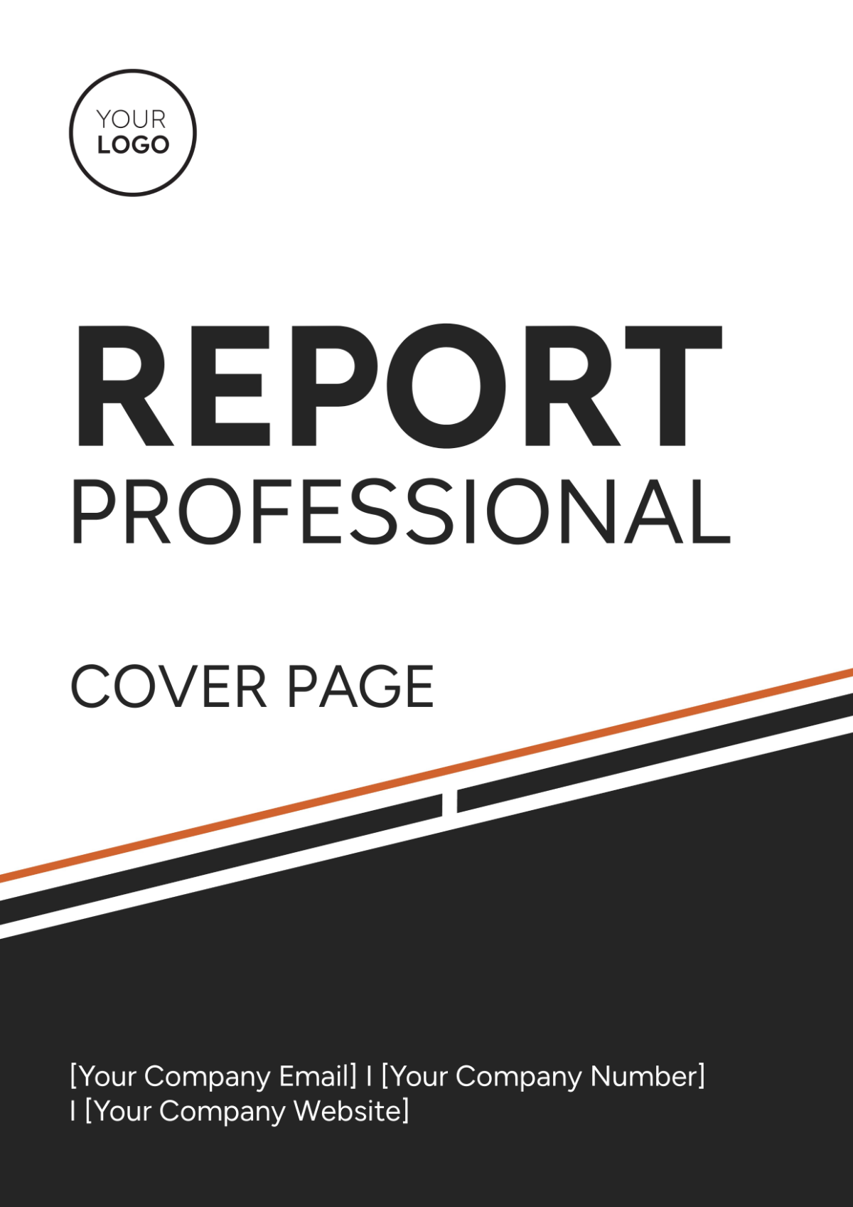 Report Professional Cover Page
