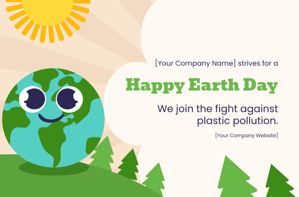 Free Earth Day Banner Template