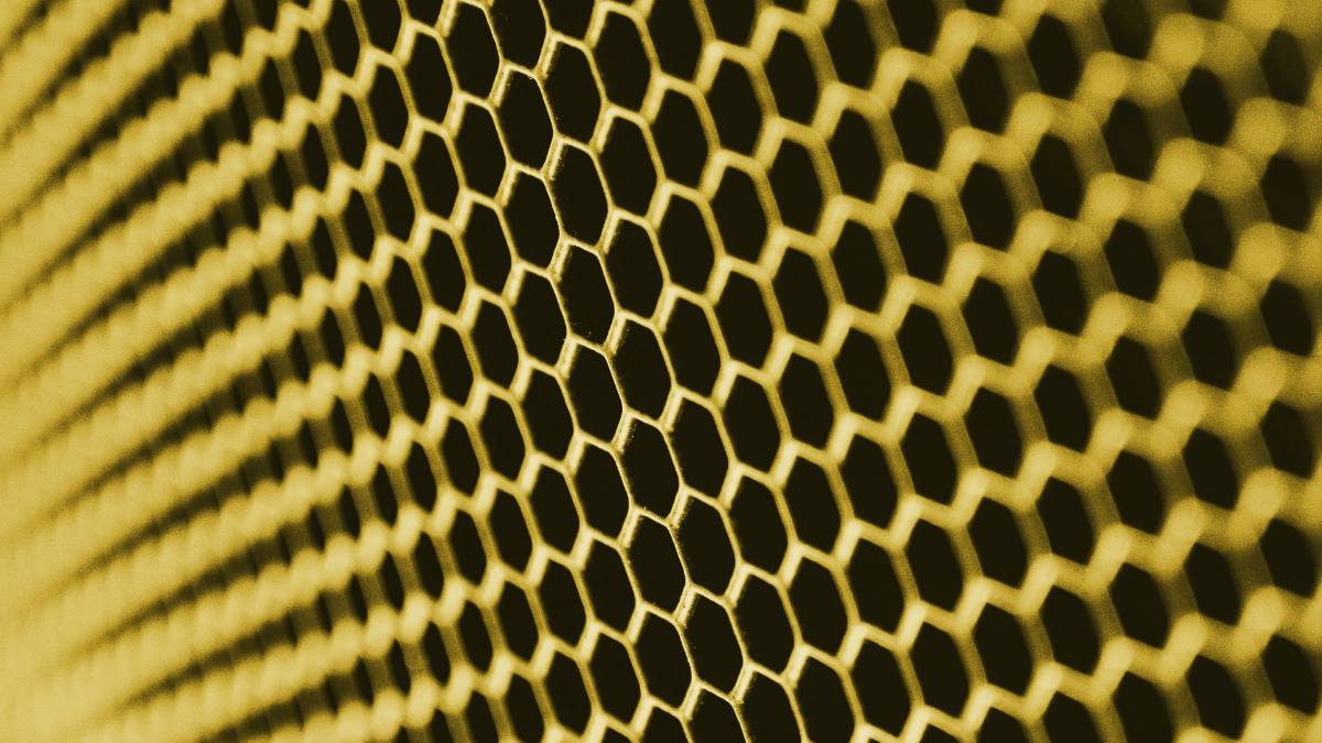 Yellow Metal Texture Background