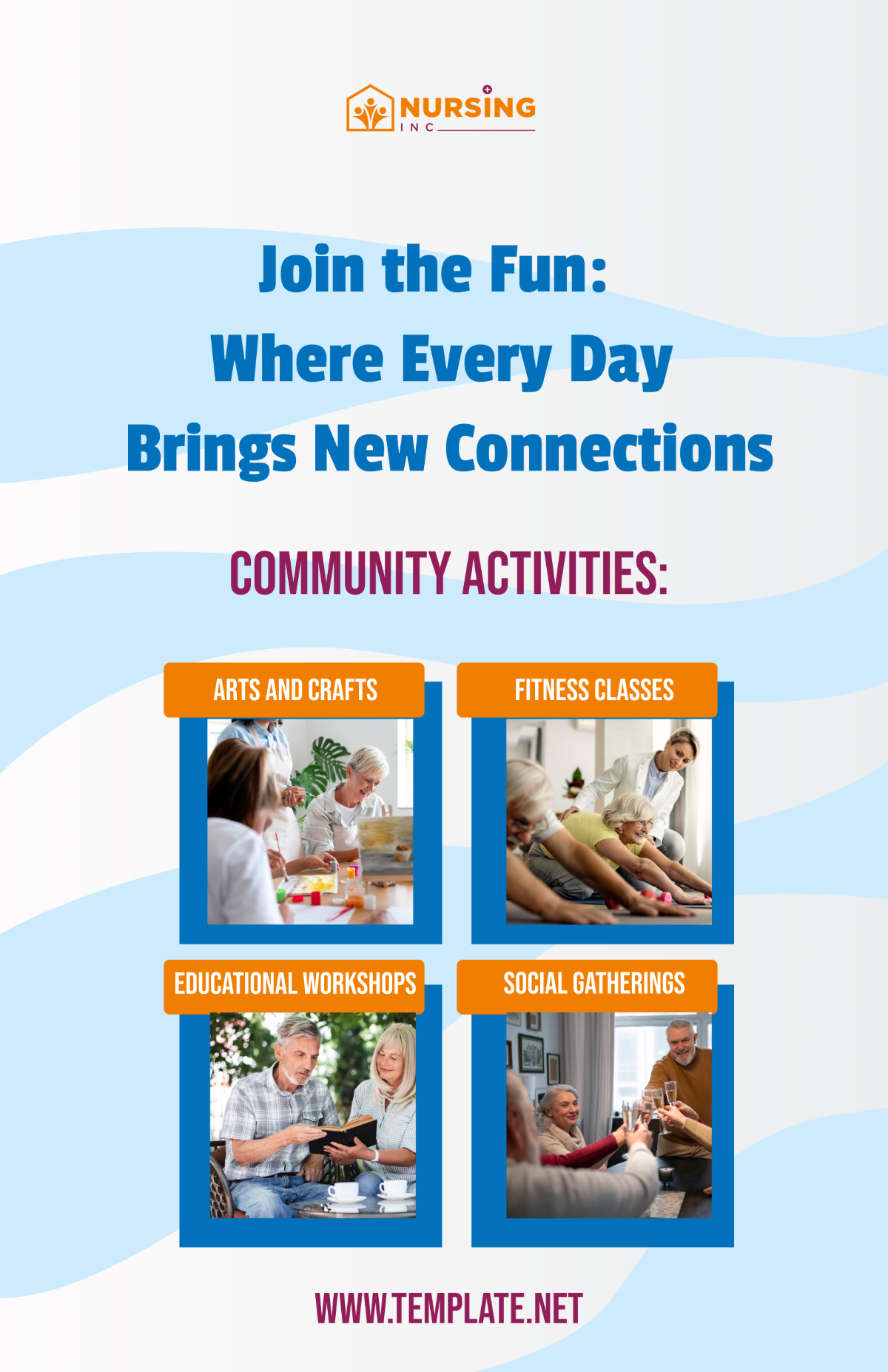 Engage and Connect: Community Activities Flyer