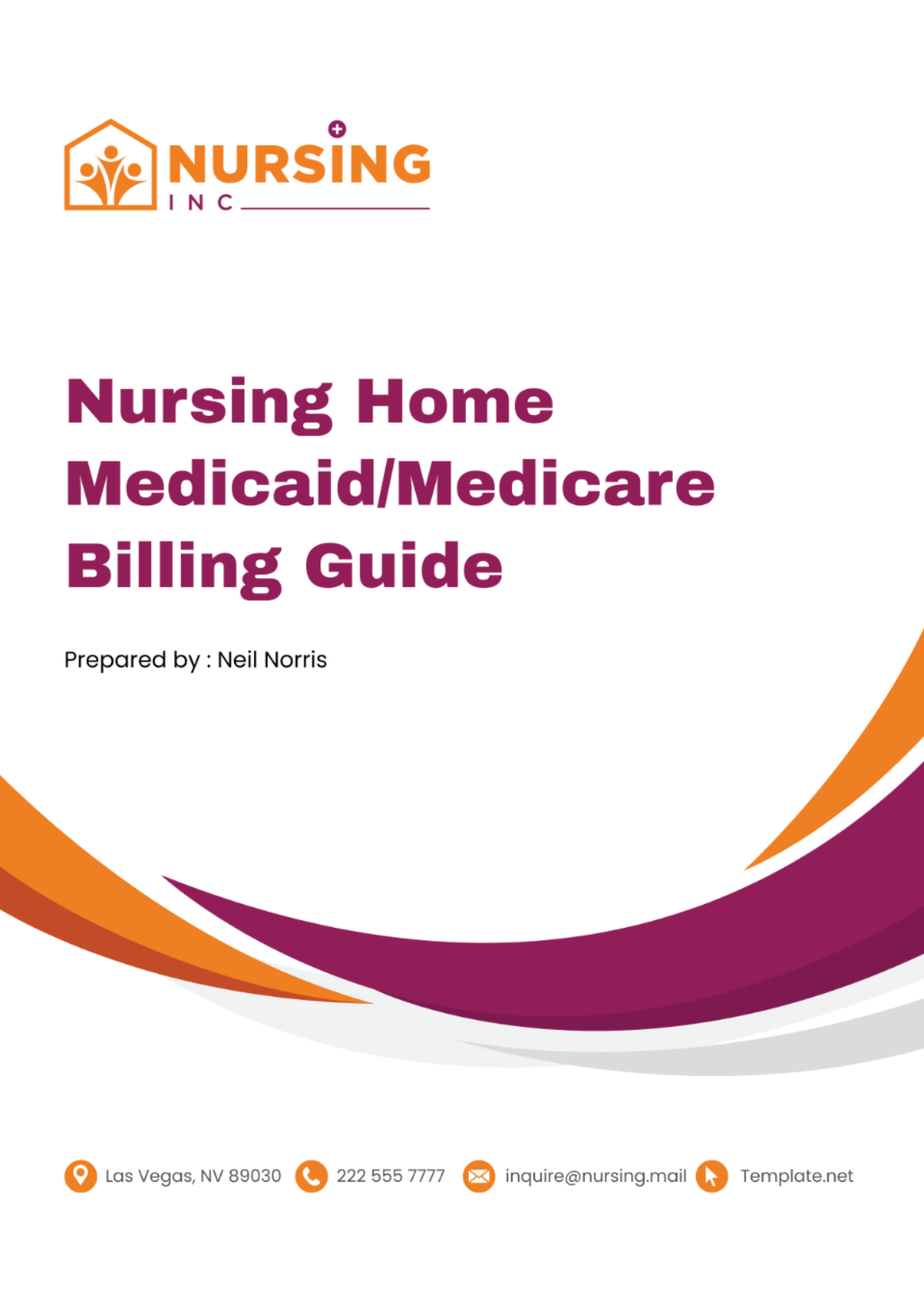 Nursing Home Medicaid/Medicare Billing Guide Template