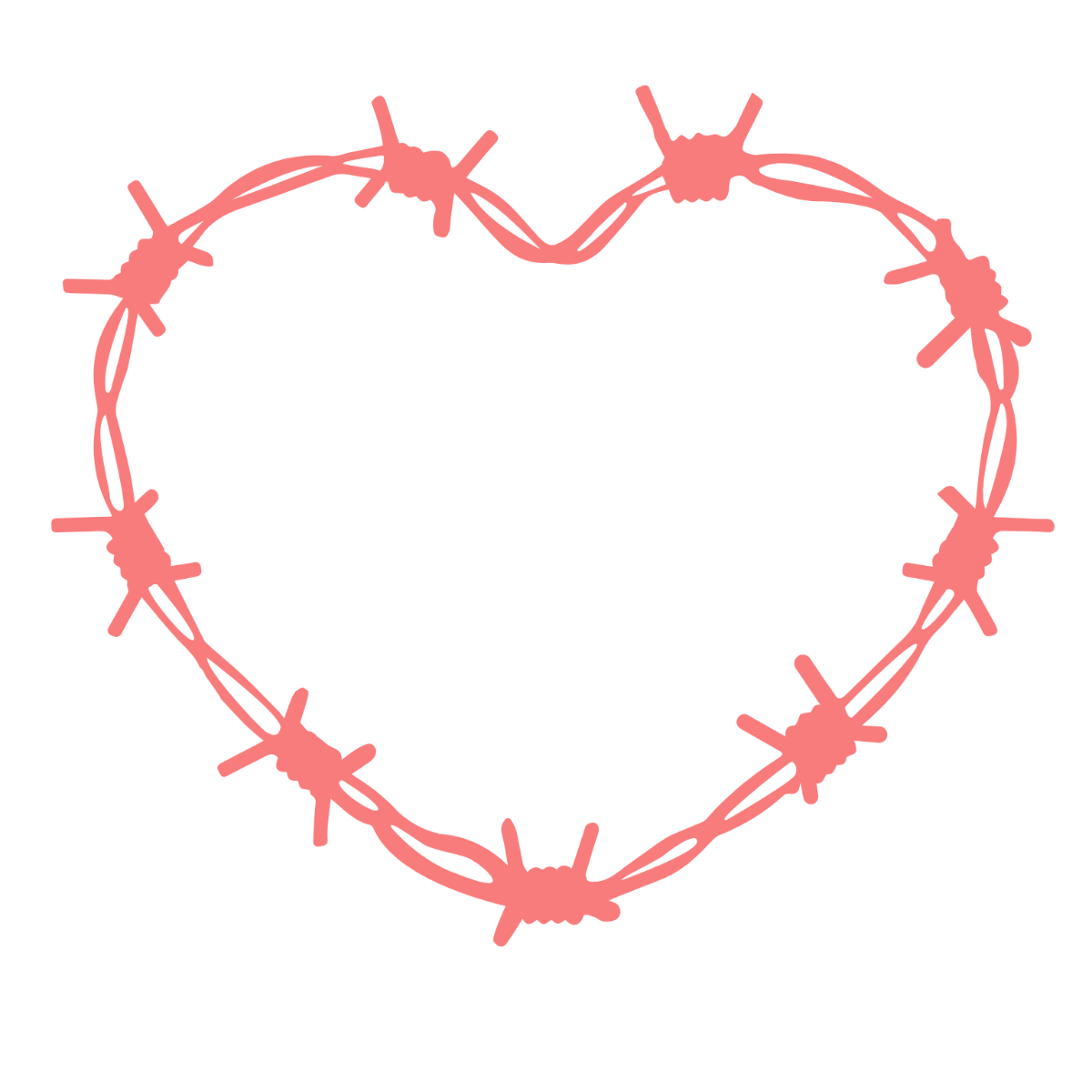 Heart Barbed Wire