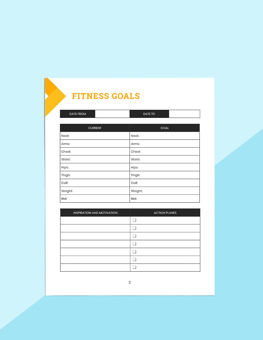 Nutrition Fitness Planner Template Word Apple Pages Template net