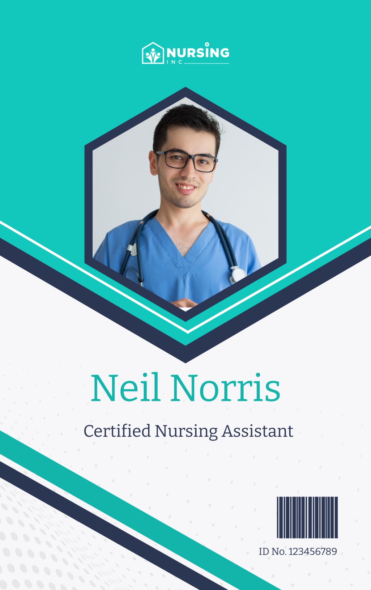 Certified Nursing Assistant ID Card Template - Edit Online & Download