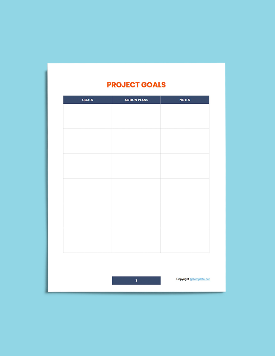 printable software Planner goals