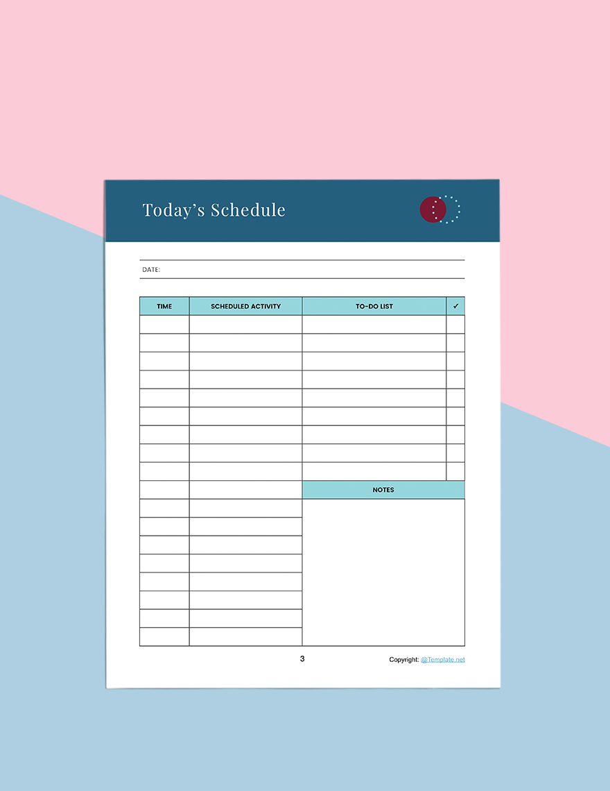 Printable Journal Planner Sample