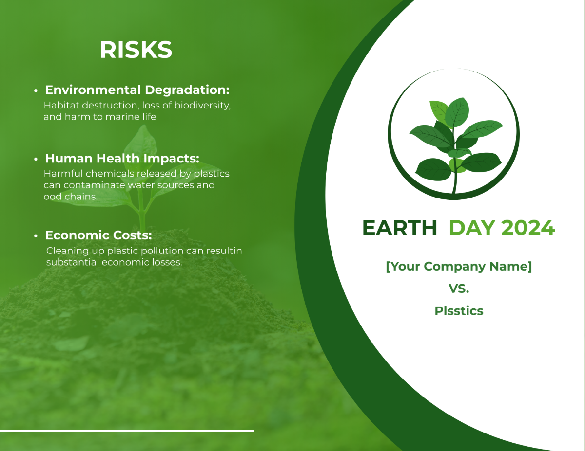 Free Earth Day Brochure Template