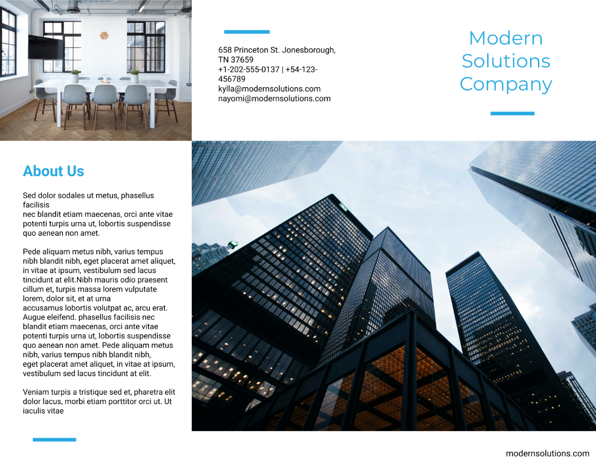 Modern Company Brochure 