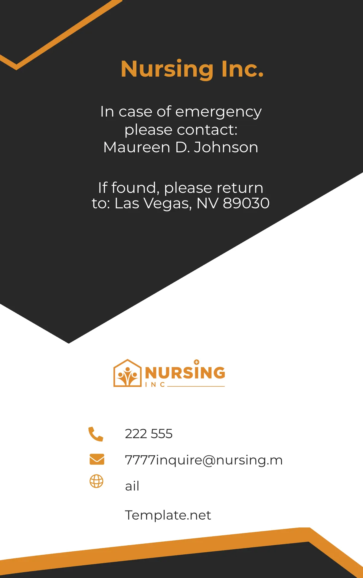 Free Dietary Manager ID Card Template to Edit Online