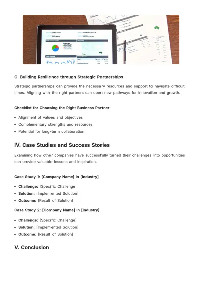Free Business Article Template to Edit Online