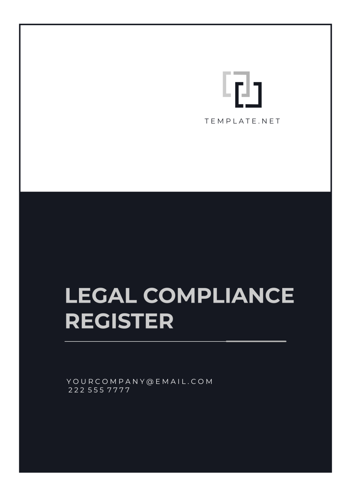 Free Legal Compliance Register Template