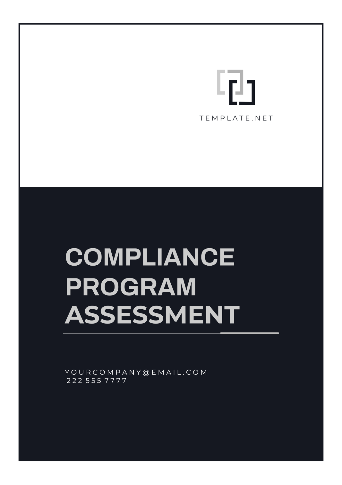 Compliance Program Assessment Template