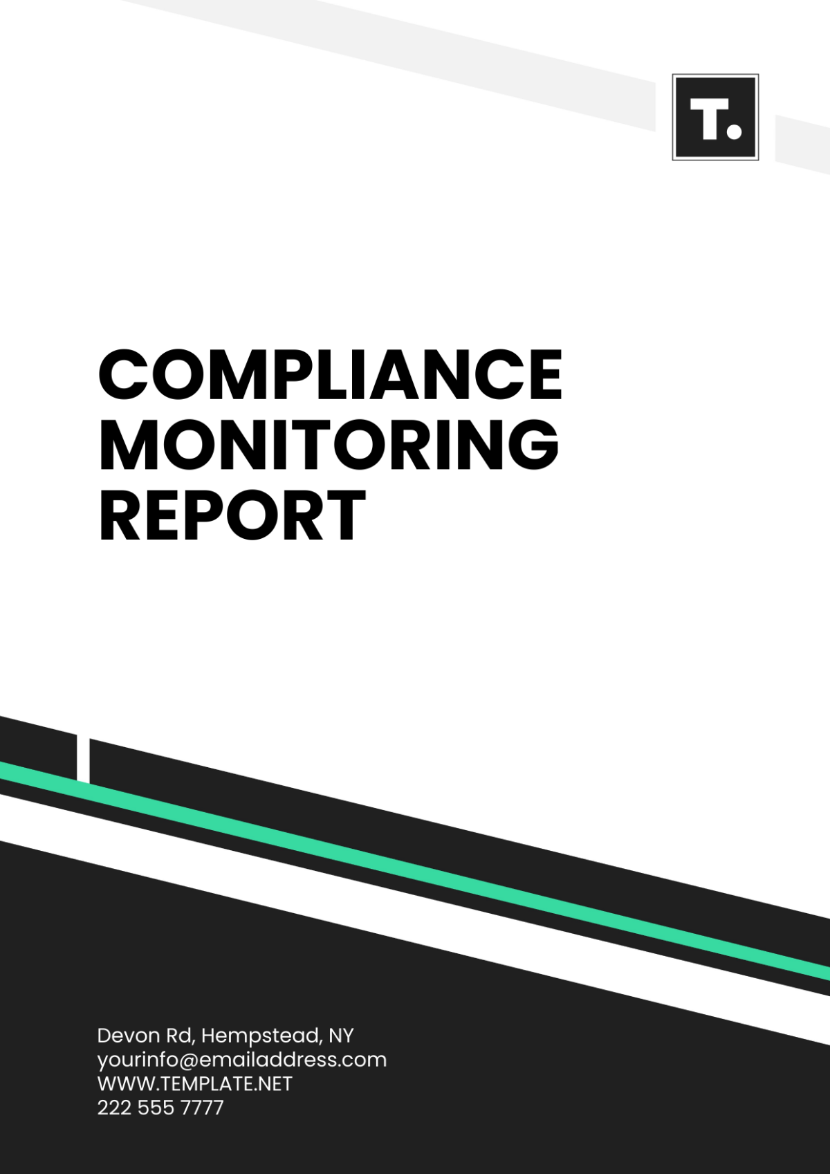 Compliance Monitoring Report Template