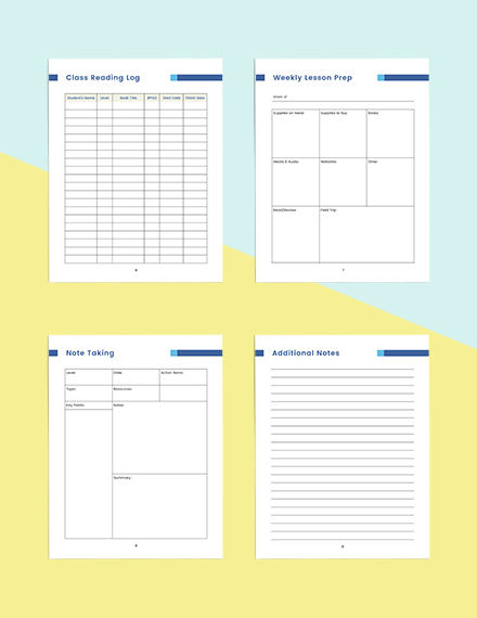 Simple Education Planner Printable