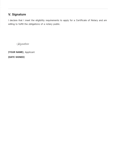 Free Application For Certificate Of Notary Template to Edit Online