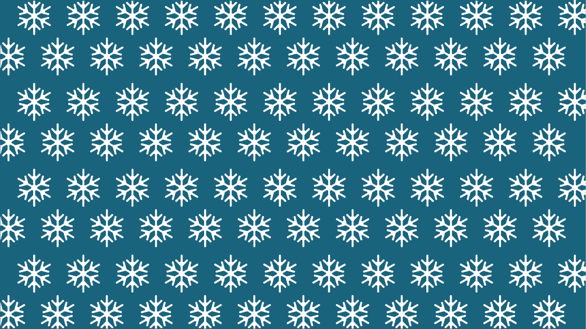 Snowflake Seamless Pattern Background