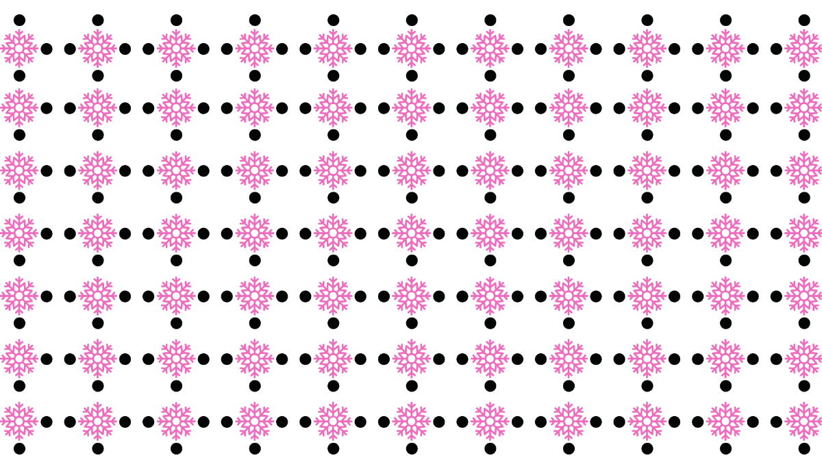 Snowflake Pattern Transparent Background