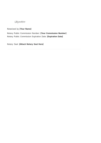 Free Marital Settlement Agreement With Notary Template to Edit Online