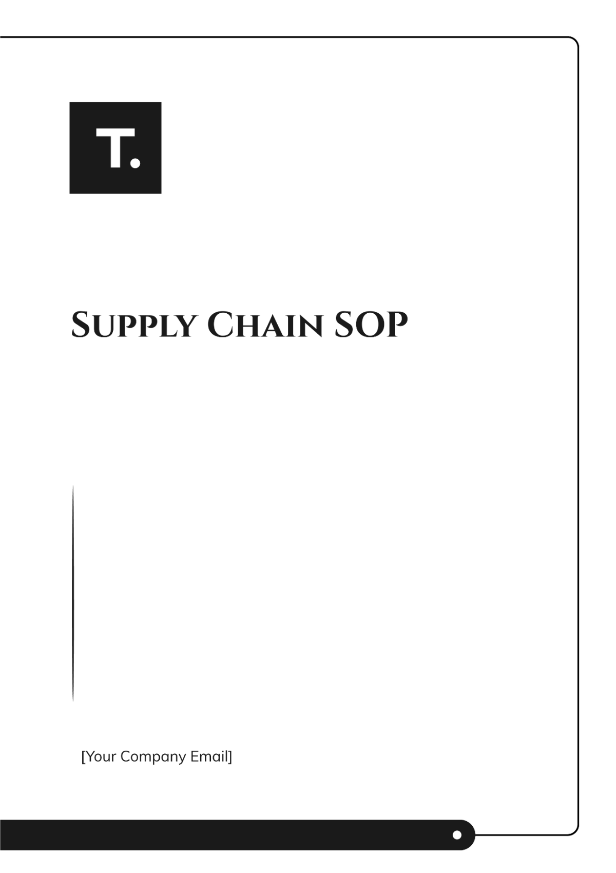 Supply Chain SOP Template - Edit Online & Download