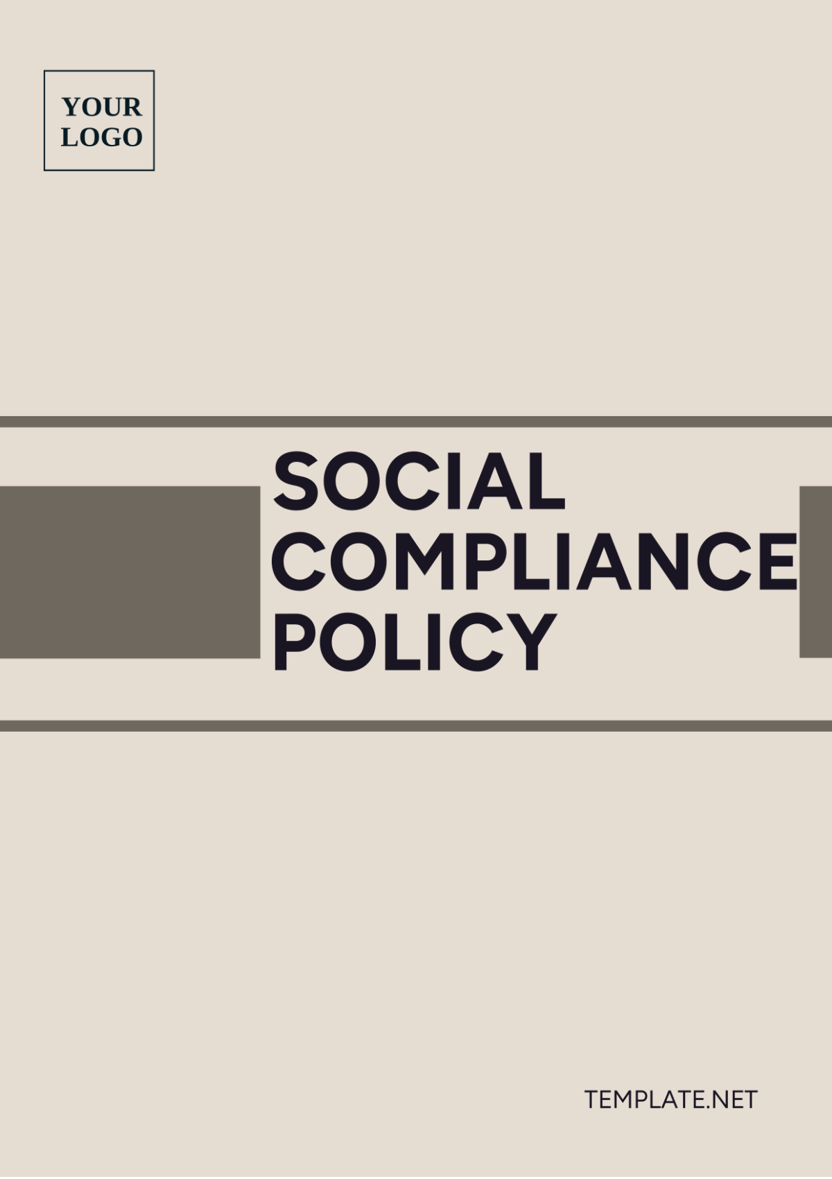 Social Compliance Policy Template