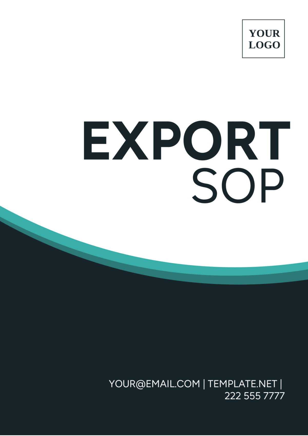Free Export SOP Template
