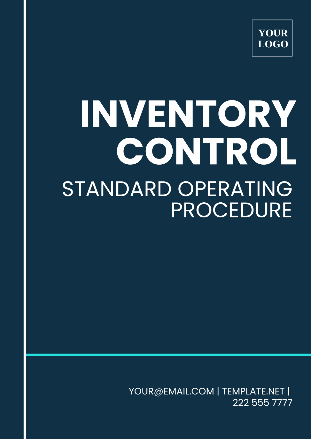 Inventory Control SOP Template