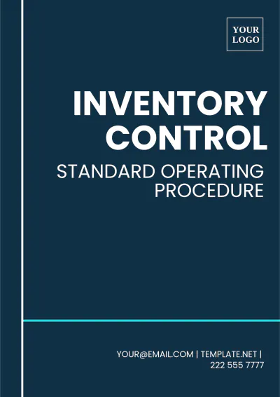 Free Inventory Control SOP Template to Edit Online