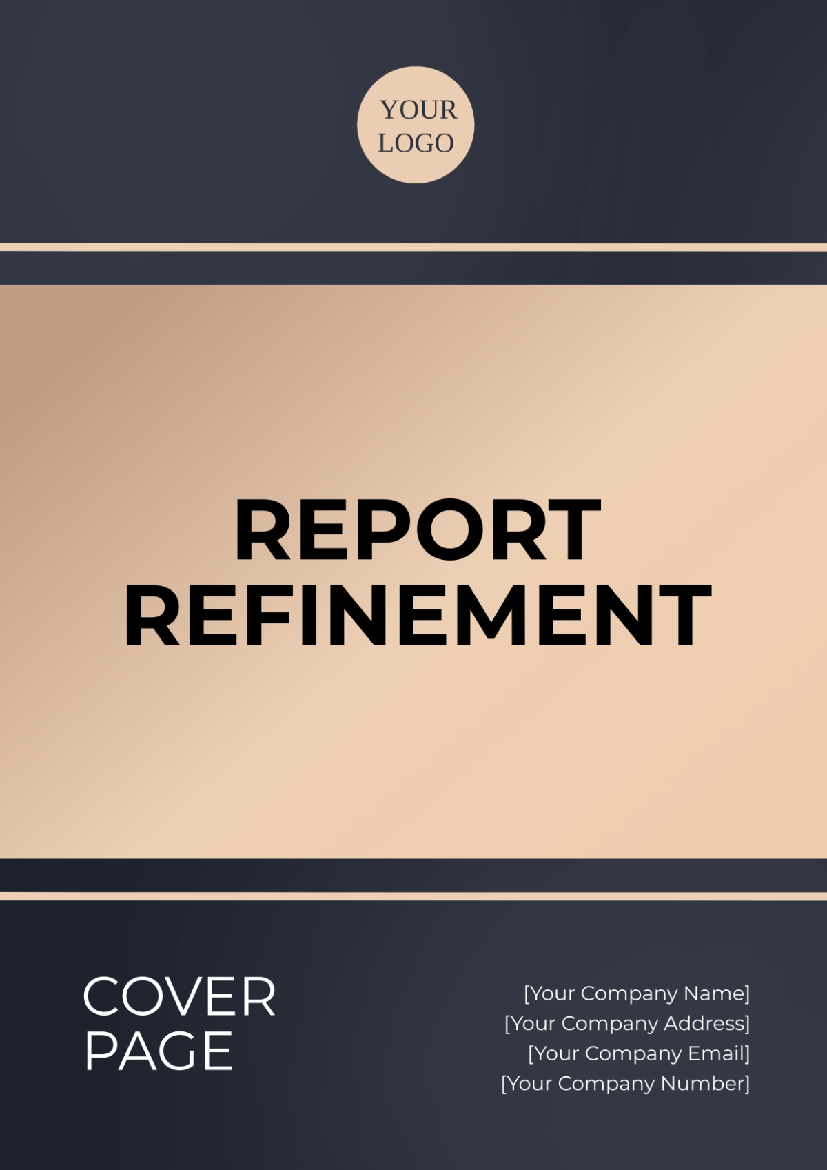 Report Refinement Cover Page