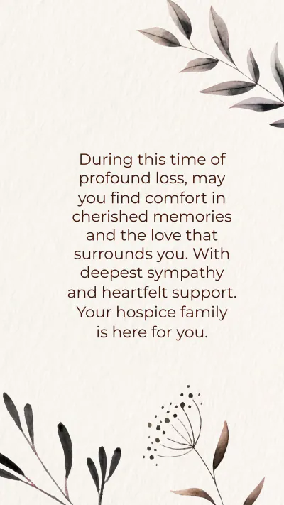 Free Hospice Condolence Card Template to Edit Online