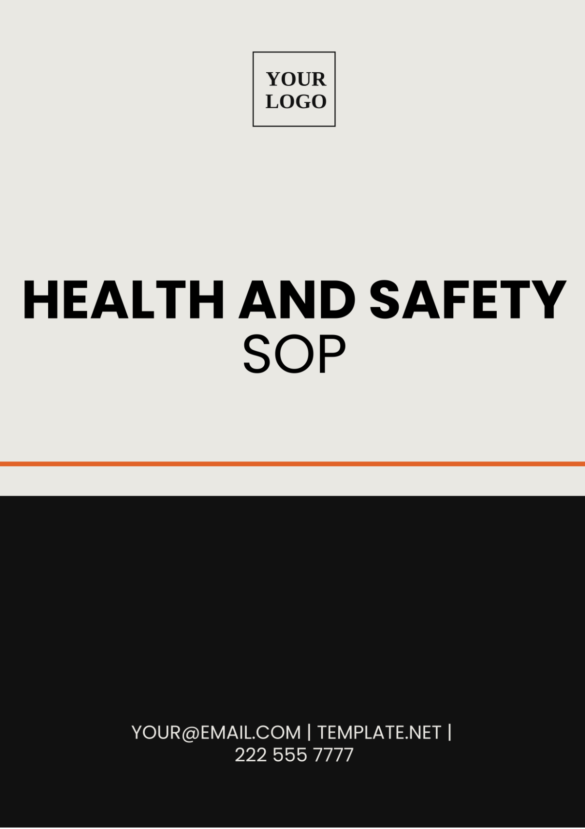 Health and Safety SOP Template