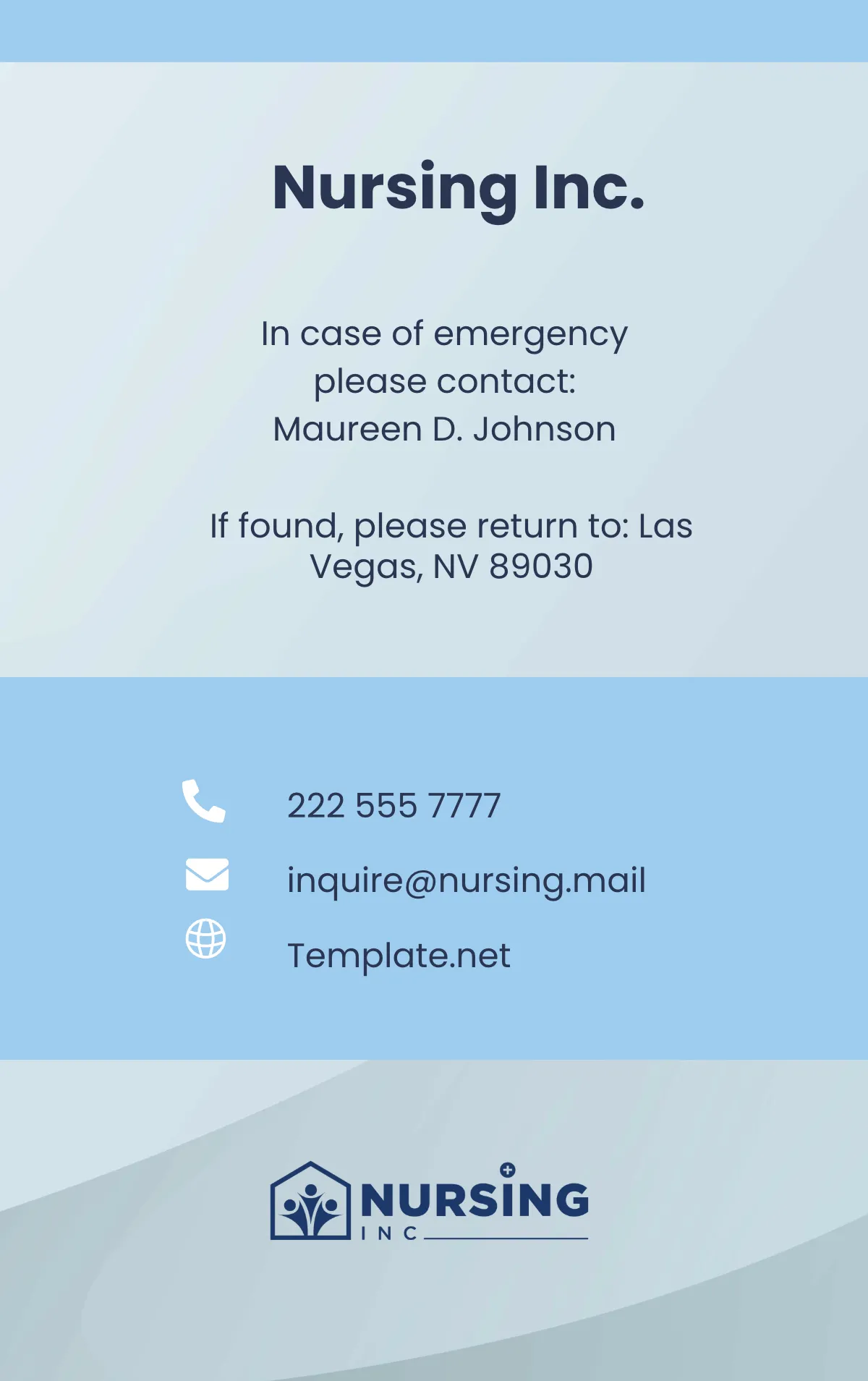 Free Housekeeping Staff ID Card Template to Edit Online