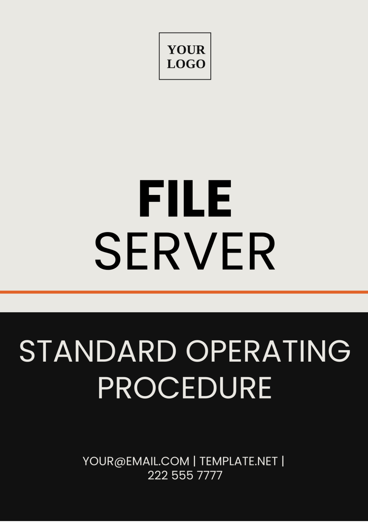 Free File Server SOP Template