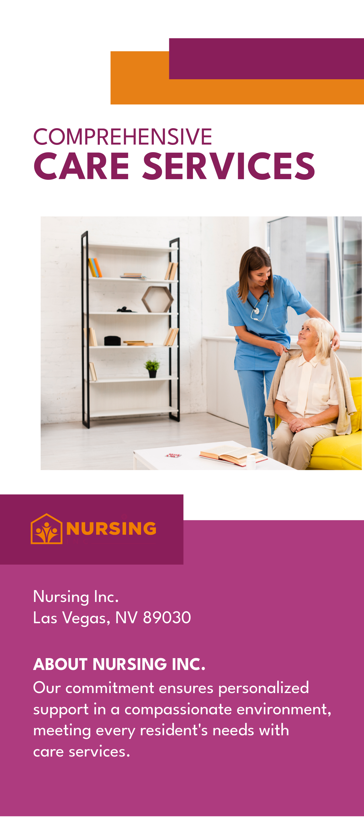 Comprehensive Care Services Rack Card Template - Edit Online & Download